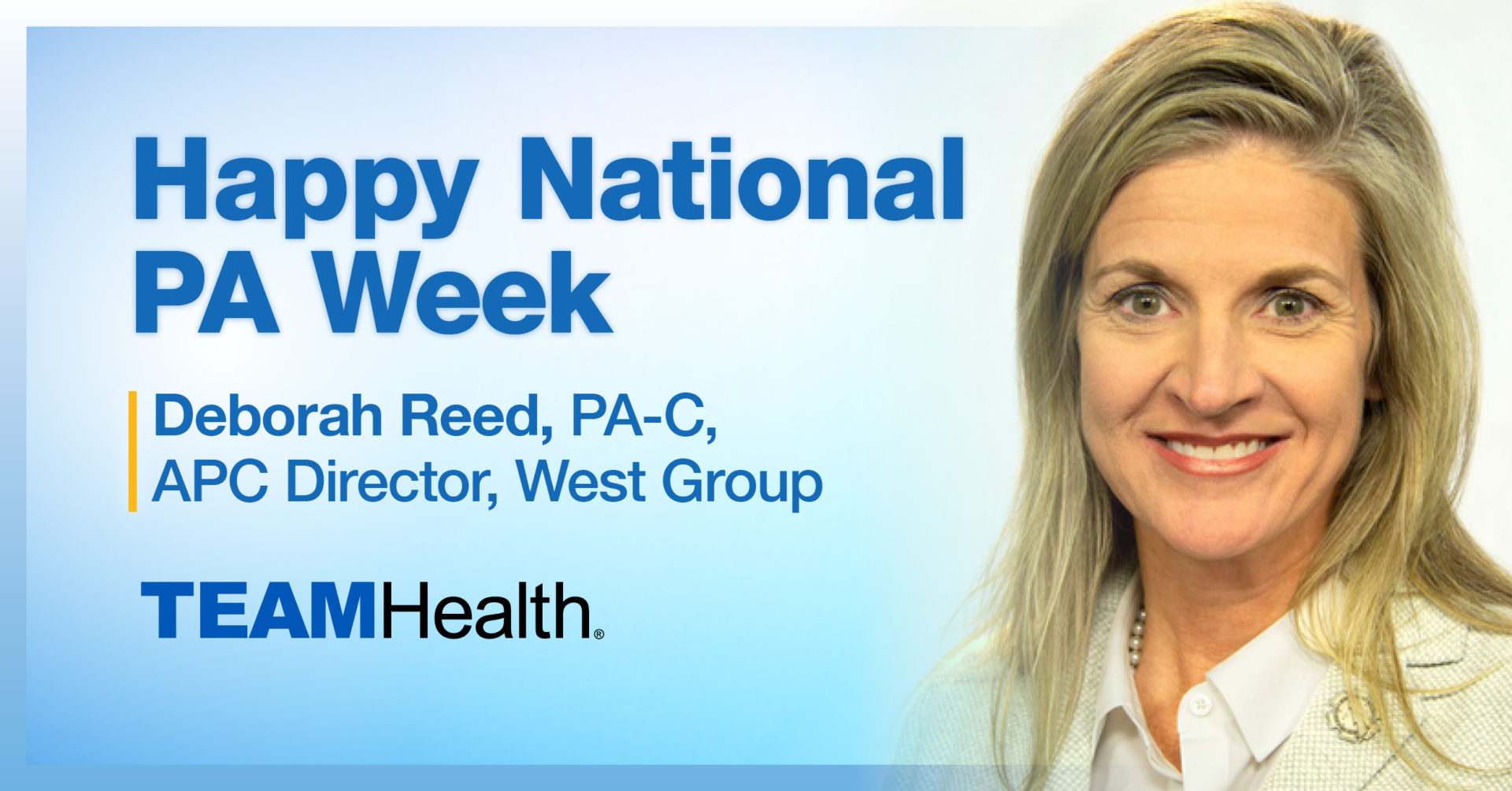 Happy National PA Week TeamHealth