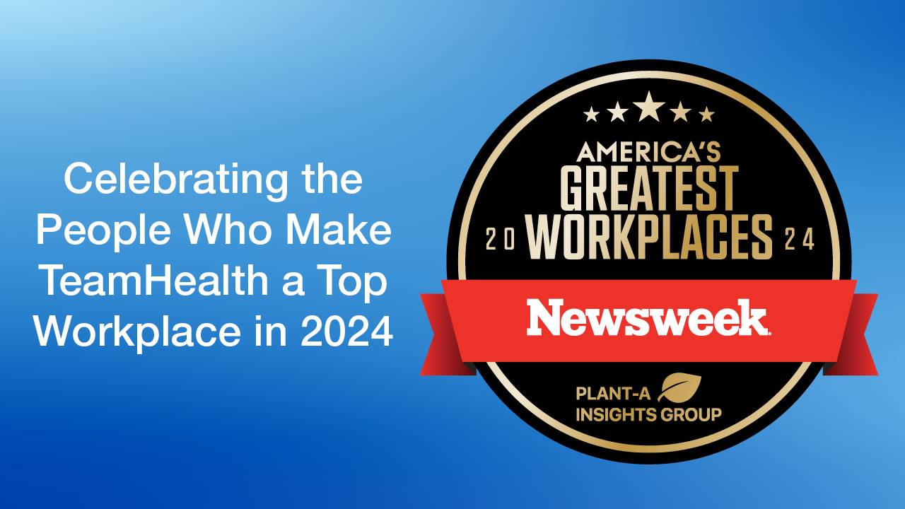 TeamHealth Named Among Newsweek's Greatest Workplaces 2024